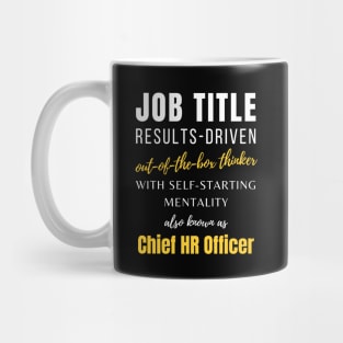 Chief Hr Officer | Jobs Funny Office Colleagues Colleague Mug